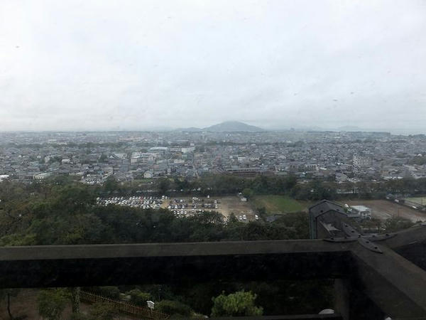 天守からの眺め(1)