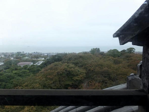 天守からの眺め(2)