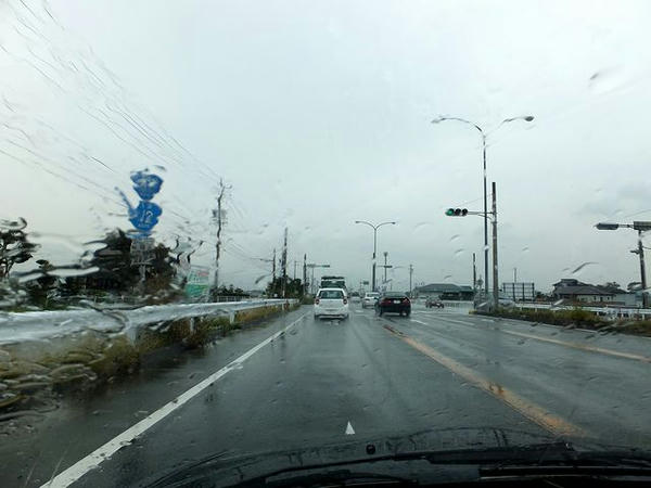 国道23号走行中