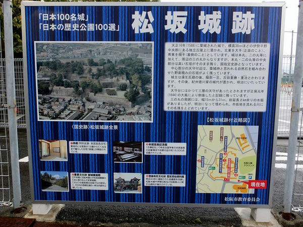 市営駐車場出入口付近にあった看板