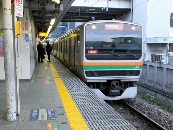 湘南新宿ラインで帰栃