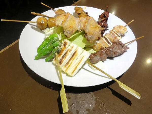 焼鳥Bセット9本盛り 1,480円