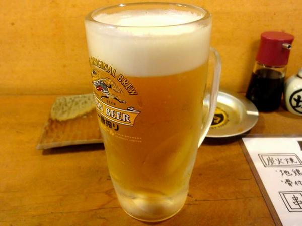 生ビール（中） 490円