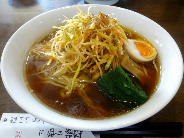 辛味ネギそば（しょうゆ味） 650円