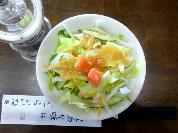 焼き餃子ランチ（小ライス）のサラダ