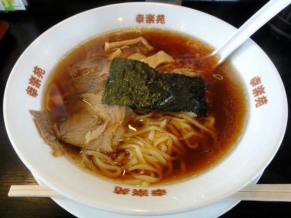 中華そばミックスランチの中華そば