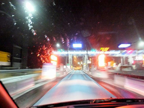 最寄りのICから東北道へ