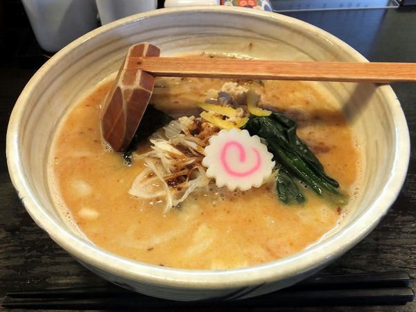 濃厚焙煎海老そば 850円