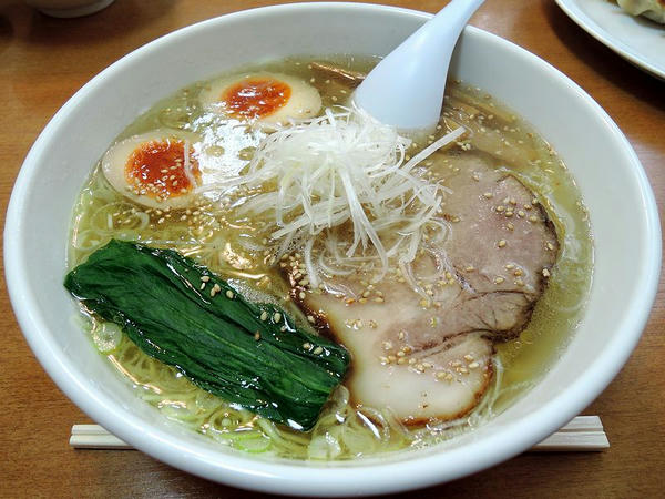塩ラーメン（細麺） 750円