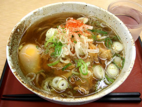 白海老かき揚げ玉子そば 550円