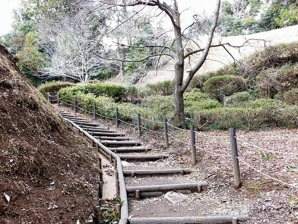 右手に二ノ丸を見ながら