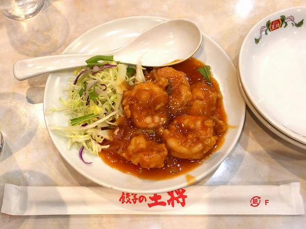 エビチリ（ジャストサイズ） 350円