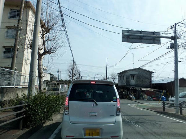 局所的に混雑していた小田原市内