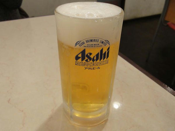 生ビール（中） 480円
