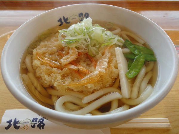 白えび天ぷらうどん 440円