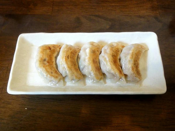 ふうふう亭の1口餃子ランチ 280円 の1口餃子