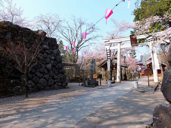 懐古神社入口付近