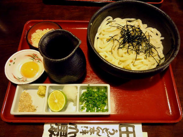 釜ぶっかけ（卵黄入り） 600円