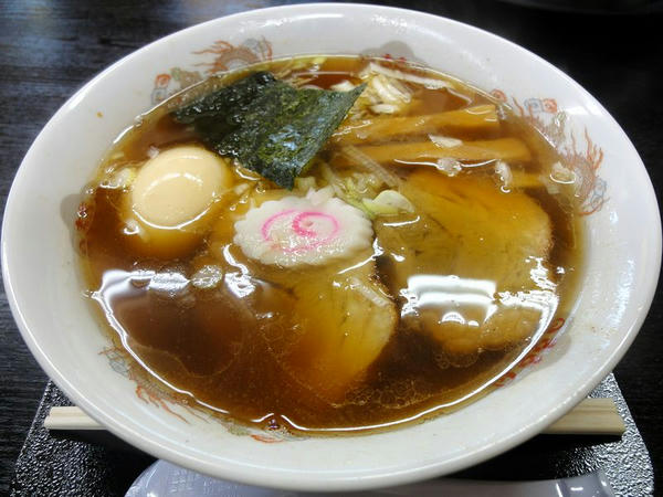 和風らーめん（細麺） 650円 ＋ 味付煮玉子 100円