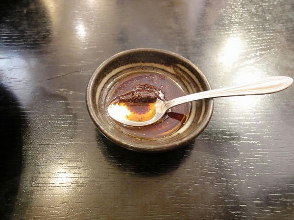 （付属のラー油）