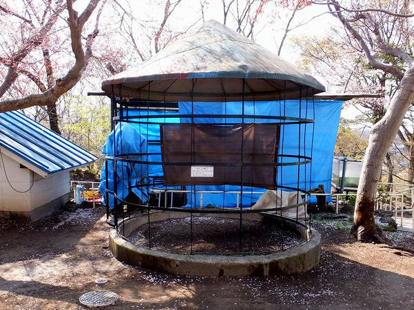 記念撮影用のヒトの檻