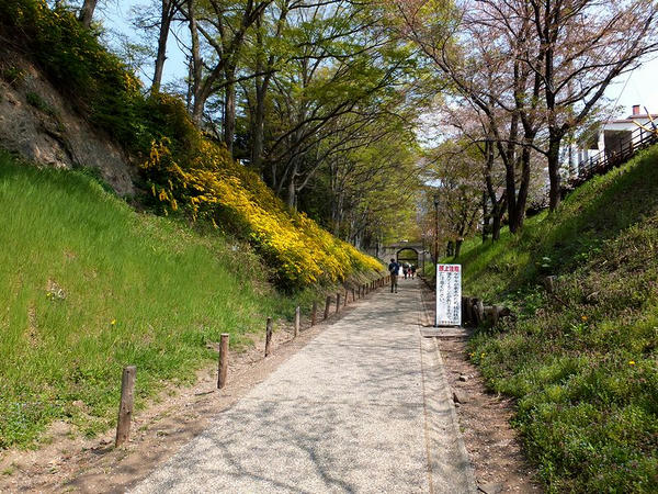 二の丸の堀跡