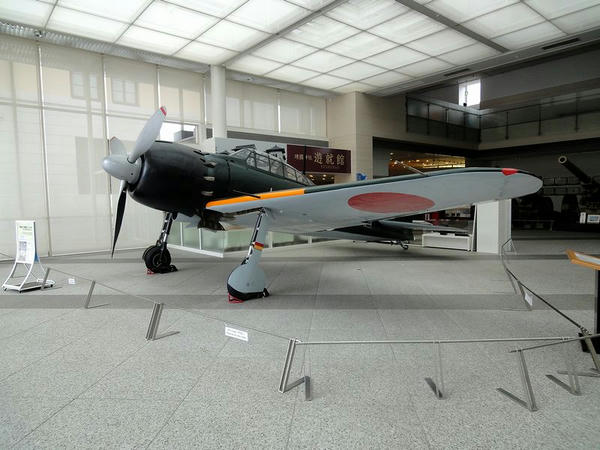 館内に展示されている零戦