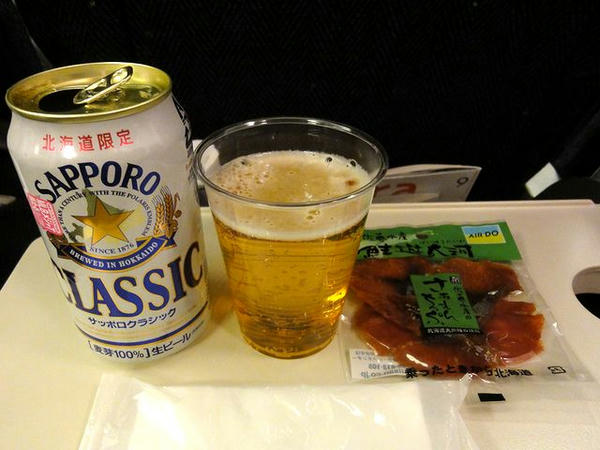 サッポロクラシック（おつまみ付） 400円