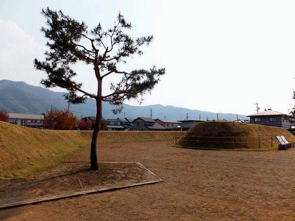 二の丸南門の土塁