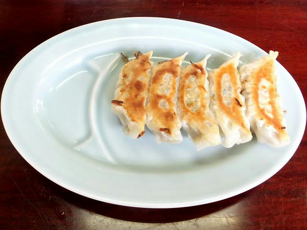 手作り餃子（5コ） 350円
