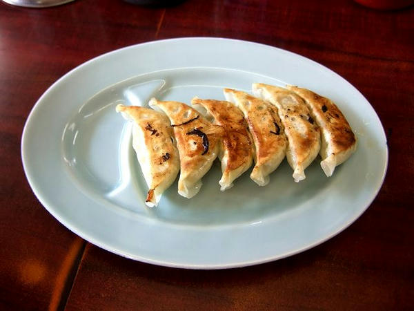 白美人ネギ餃子 300円