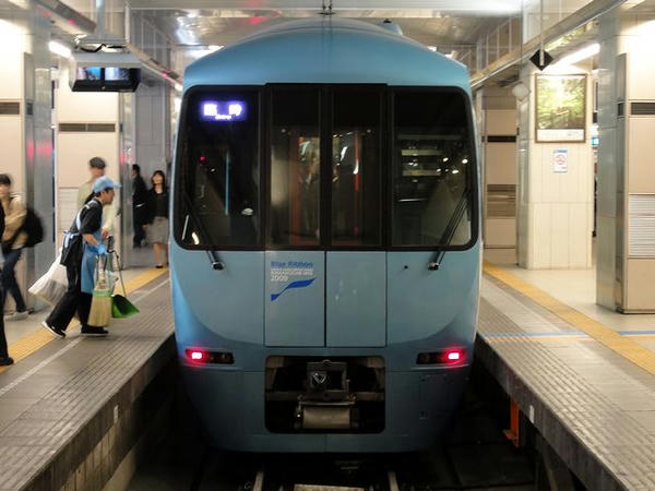 乗車した『臨時65号』の最後尾