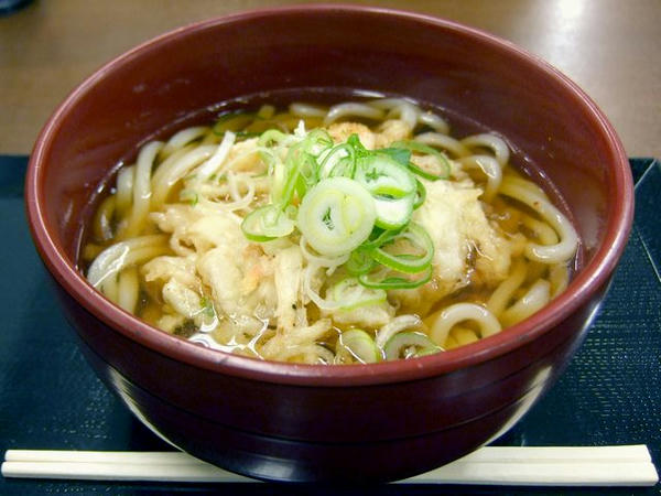 白海老かきあげうどん 600円