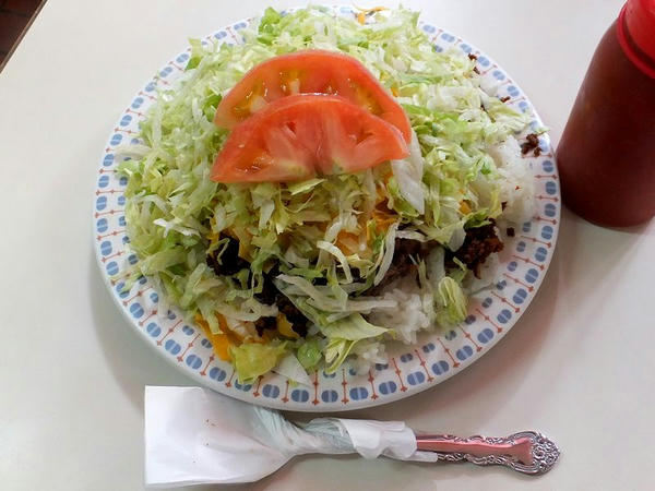 タコライスチーズ野菜 600円