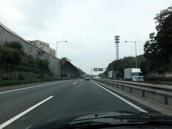 東関道走行中