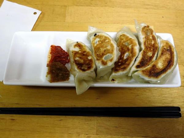 餃子（5ヶ） 250円