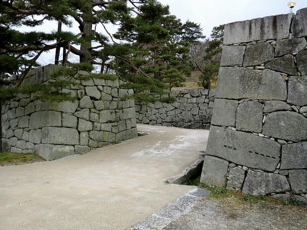 箕輪門と三の丸の間にある虎口