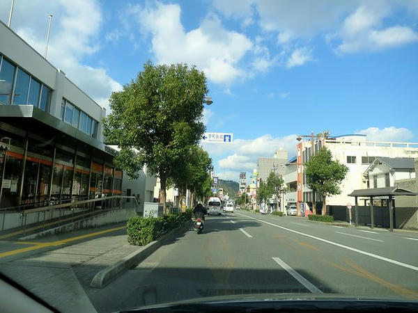 宇和島城入り口の看板