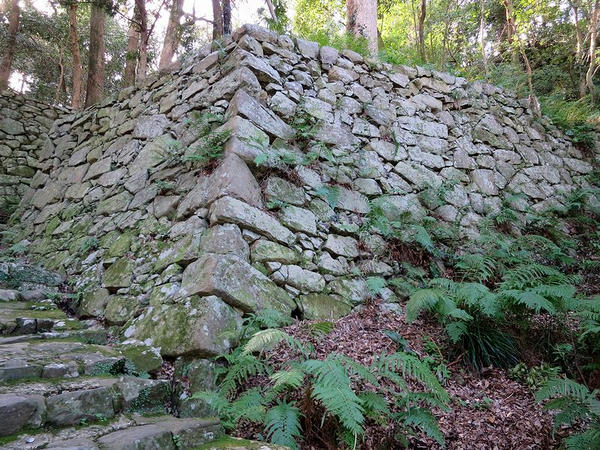井戸丸付近の石垣