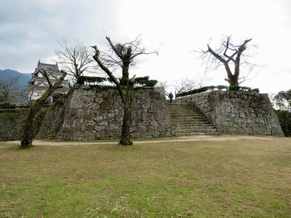 二ノ丸から見た本丸