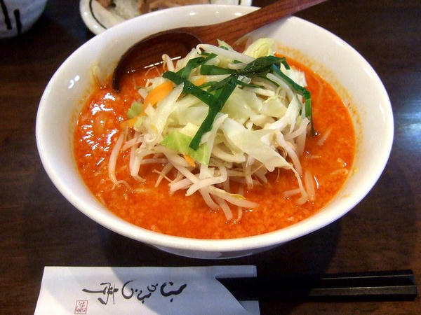 ピリ辛味噌ラーメン（今回はポイントカードにより無料）