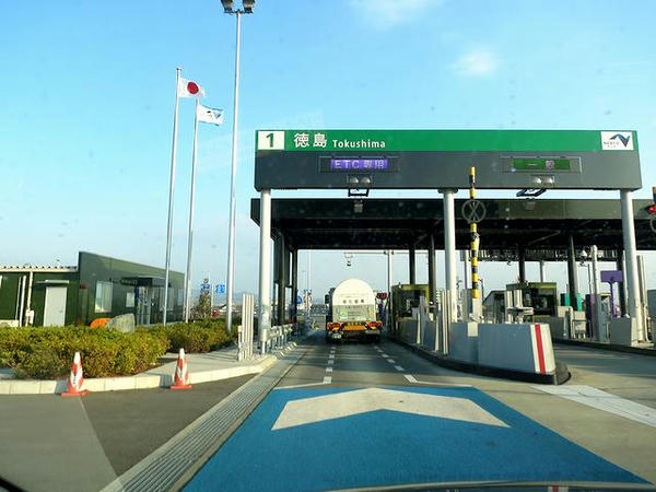 徳島ICから徳島市内へ