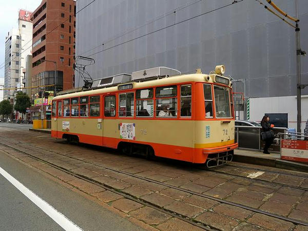 乗車した伊予鉄