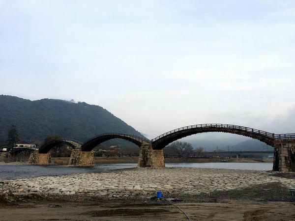 錦帯橋と岩国城