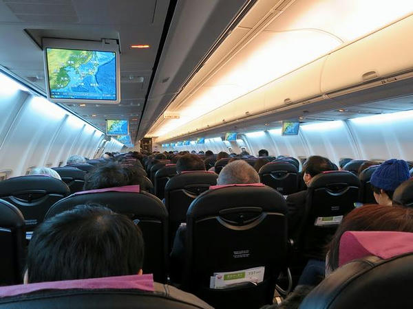 JAL SKY NEXTの機内