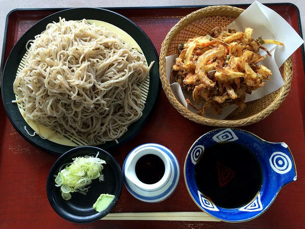 大もりそば 1030円 ＋ かき揚げ 200円
