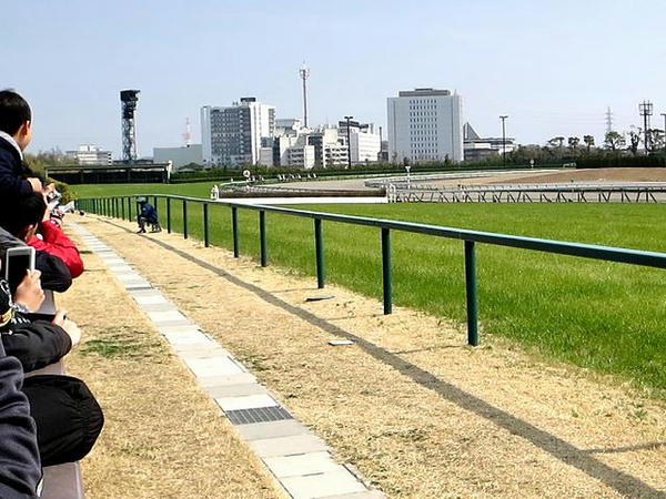最後の直線入口の旧坂