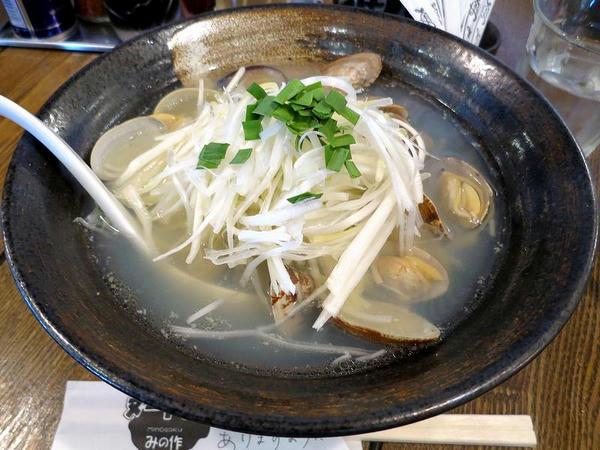 あさりねぎ麺 918円