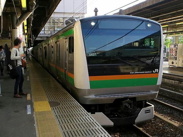 宇都宮駅から湘南新宿ラインで