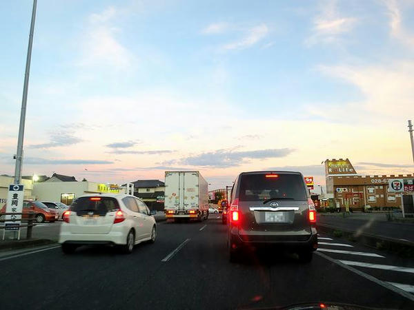 さくら市付近の国道4号